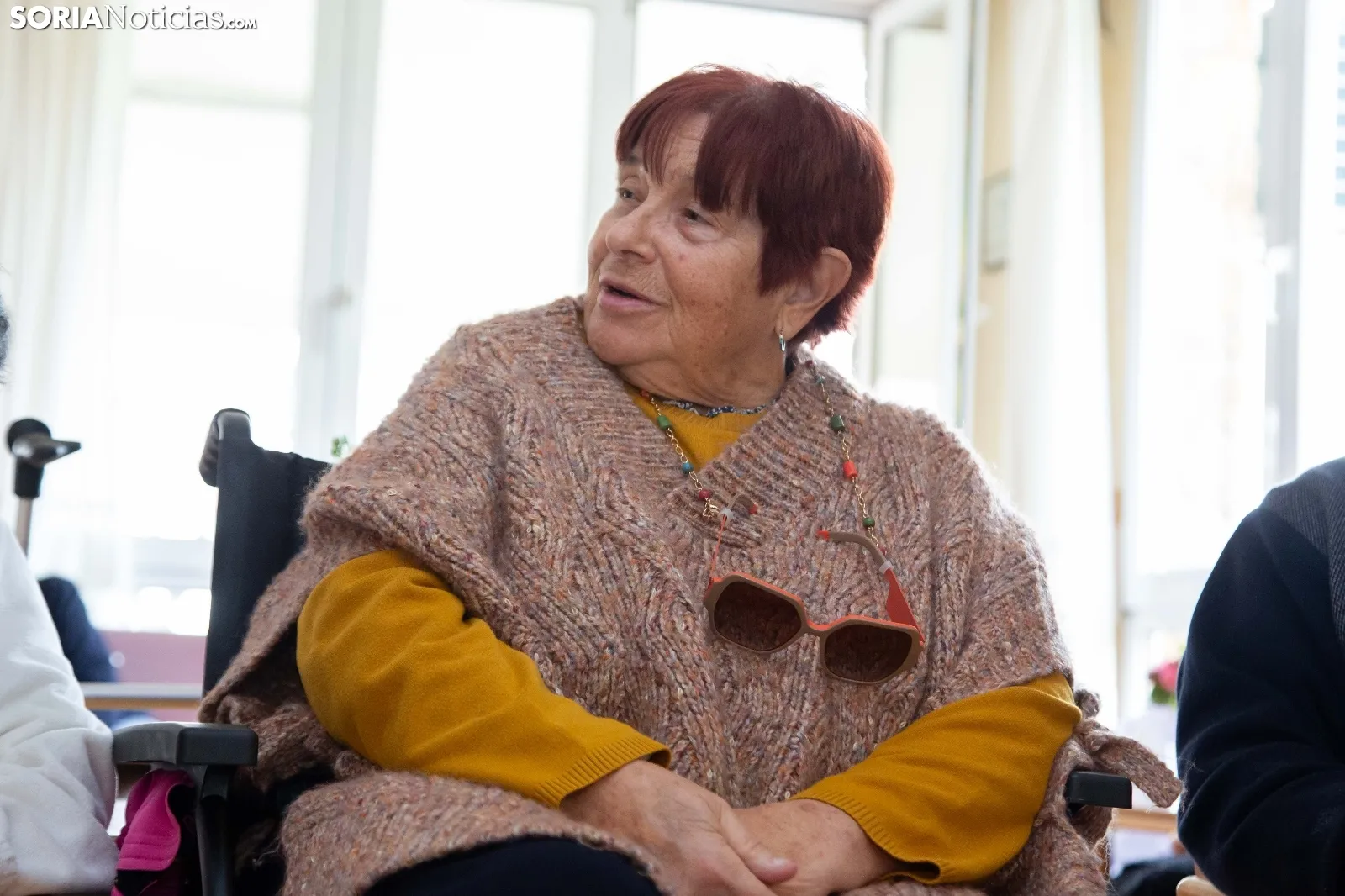 Usuarios de la residencia de Fuentetoba. /María Ferrer
