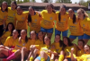 Las jugadoras del San Esteban celebran el título de liga/ C.D. San Esteban.