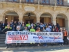 Manifestación de personal laboral y funcionarios en el Ayuntamiento de Soria. SN 