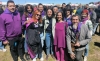 Imagen de la presencia soriana de Podemos con Irene Montero en el centro. /PS