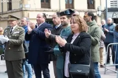 Acto institucional del 23 de abril en Soria. /María Ferrer