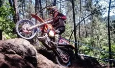 'Míchel', durante la prueba en tierras gallegas. /Art Racing Photo