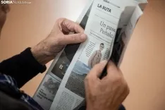 Usuarios de la residencia de Fuentetoba. /María Ferrer