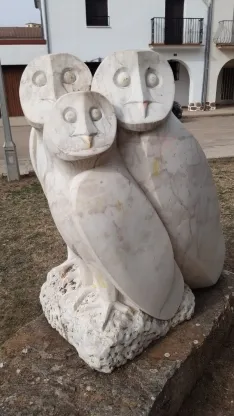Una de las esculturas de la localidad. /AA