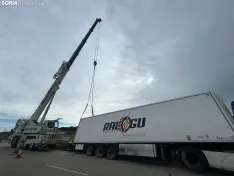 Foto 7 - Retirado de la CL-101 el cami&oacute;n involucrado en el accidente mortal de &Aacute;greda del pasado viernes