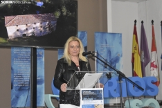 Inauguración de la exposición sobre el proyecto RIOS-SO en Almarza. 