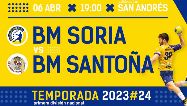 Así se ha desarrollado el BM Soria vs BM Santoña de Primera Nacional