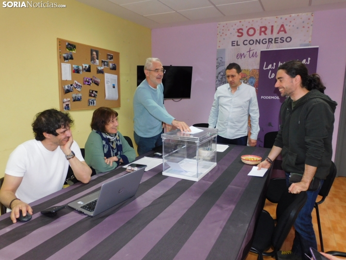 Alberto Sanz encabezar&aacute; Podemos Soria tras los comicios internos del partido