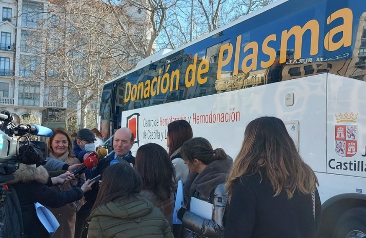 El viernes, primera visita de la unidad móvil de donación de plasma a Soria