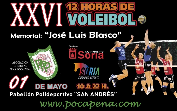 El 1 de mayo, las 12 horas de voleibol de la Poca Pena
