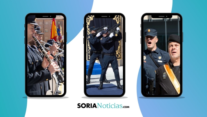 Vídeos | La Banda de la Policía Nacional interpreta su himno, el de España y ‘La muerte no es final’