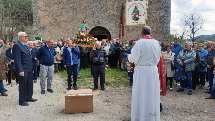 Vecinos de San Leonardo honran a San Marcos