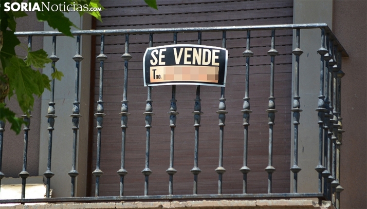 La oferta de vivienda en venta se reduce un 17%  interanual durante el primer trimestre en Soria