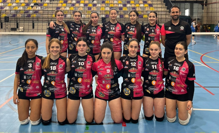 Las jugadoras del We Are TDC Sporting Santo Domingo Cadete A, campeonas de Castilla y León