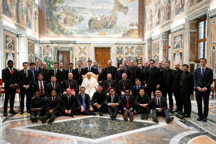 El Papa Francisco recibe a los seminaristas de El Burgo de Osma