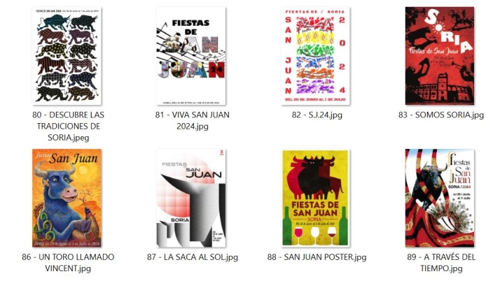 Galería: Estos son los 102 carteles candidatos a ilustrar las fiestas de San Juan 2024