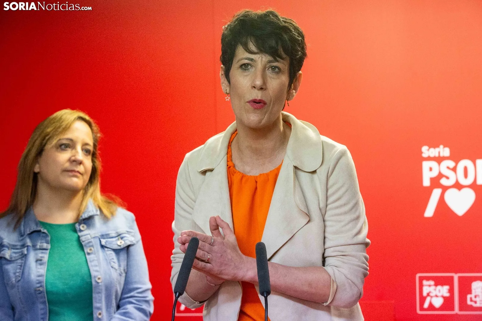 Fotos y noticias El PSOE estrena campaña en Soria con la visita de pesos pesado