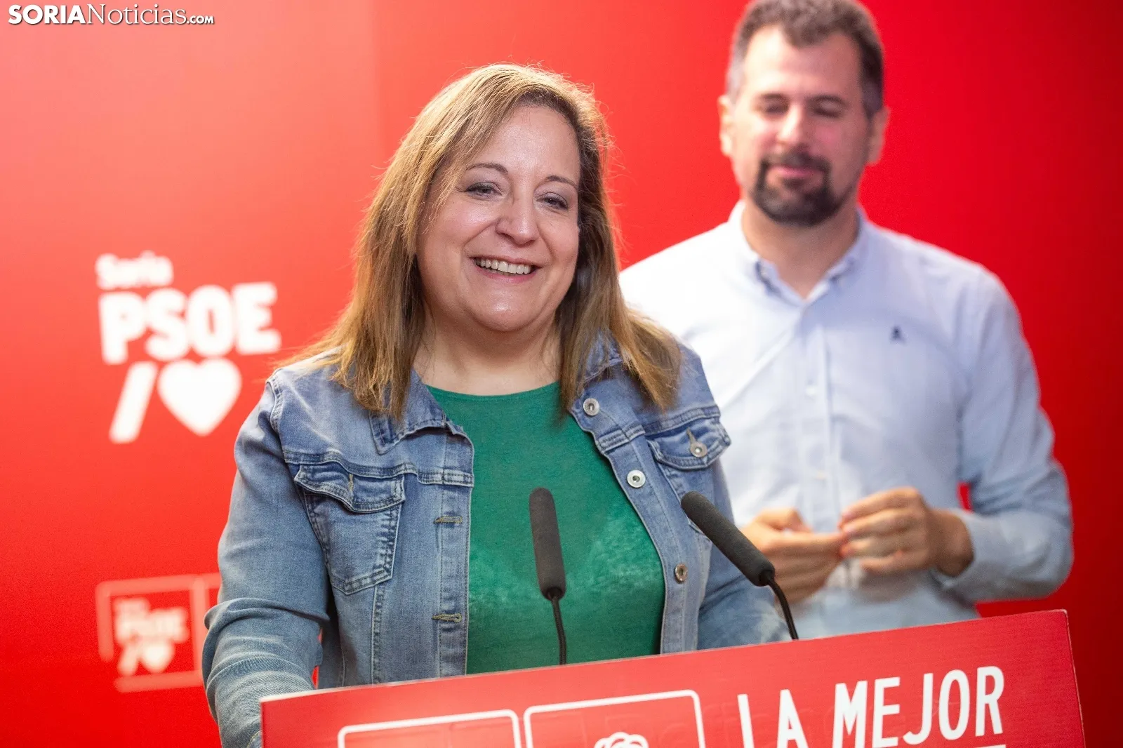 Fotos y noticias El PSOE estrena campaña en Soria con la visita de pesos pesado