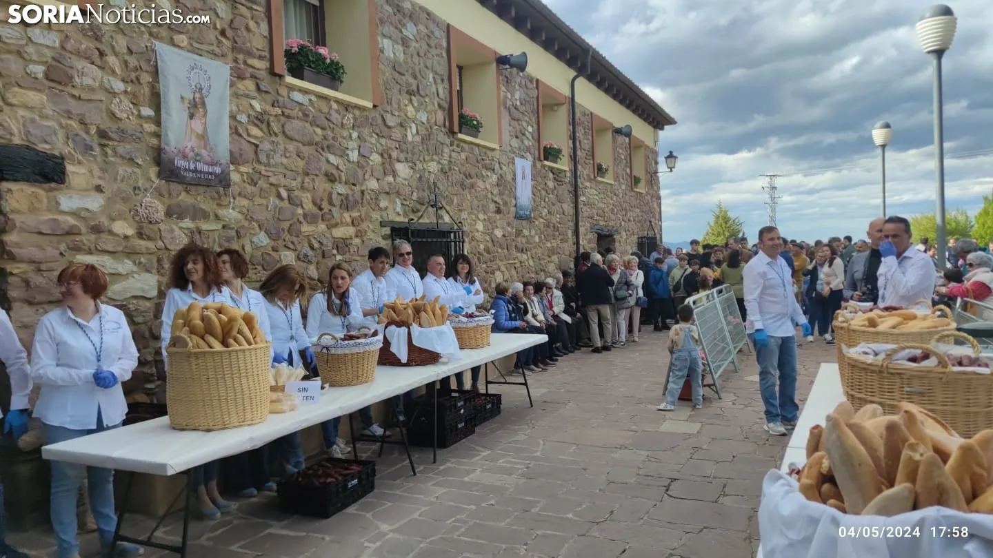 Una imagen de la tarde de este sábado en Ólvega. /SN