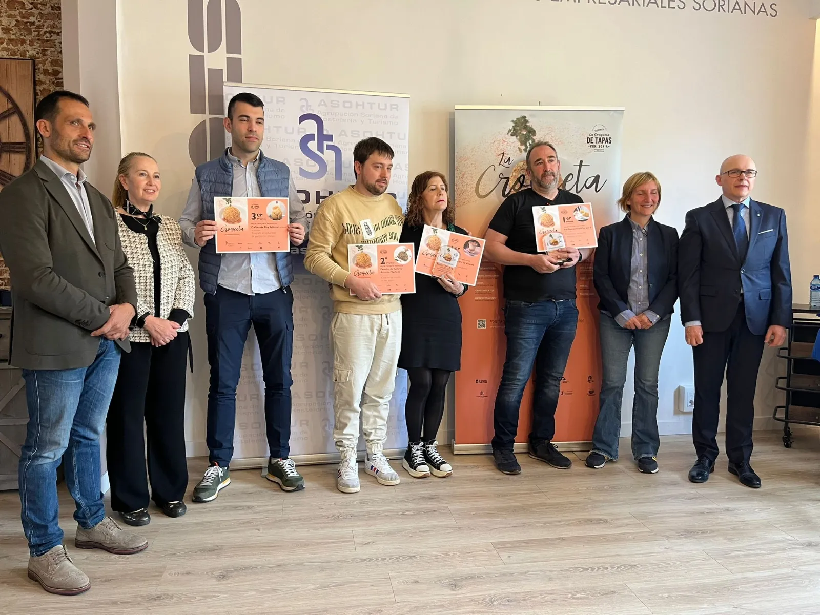 Los ganadores de esta edición. 