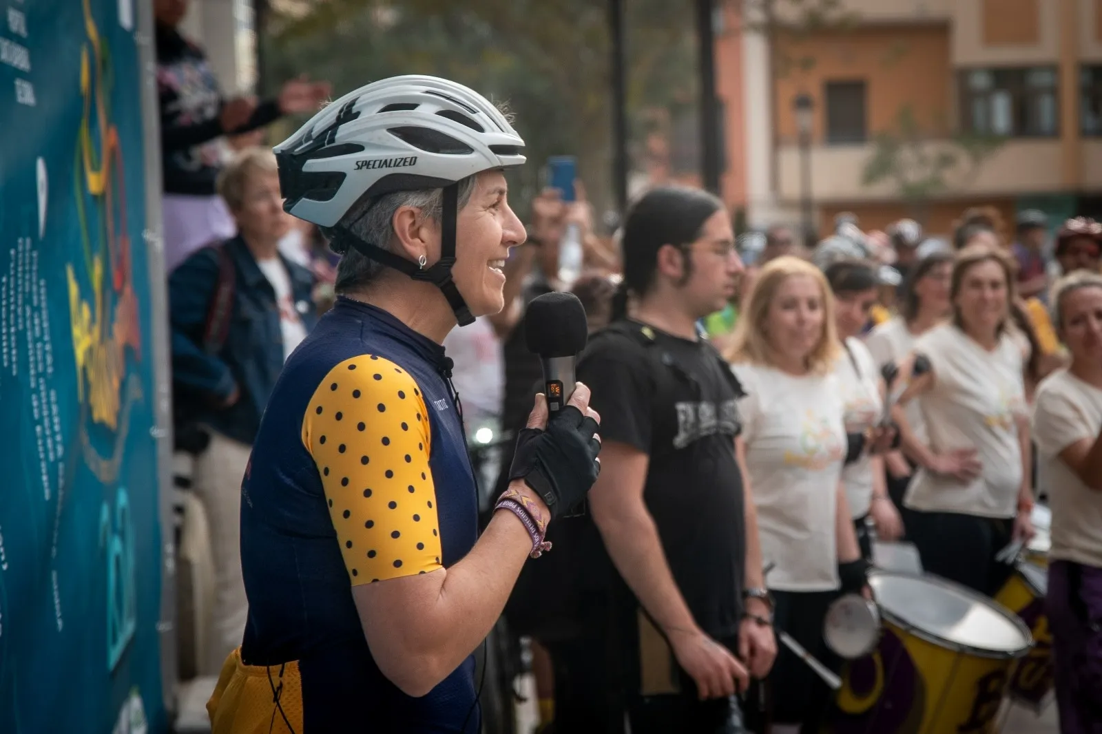 Foto 2 - Pedalovida finaliza entre aplausos su segunda jornada de kil&oacute;metros por la radioterapia en Soria