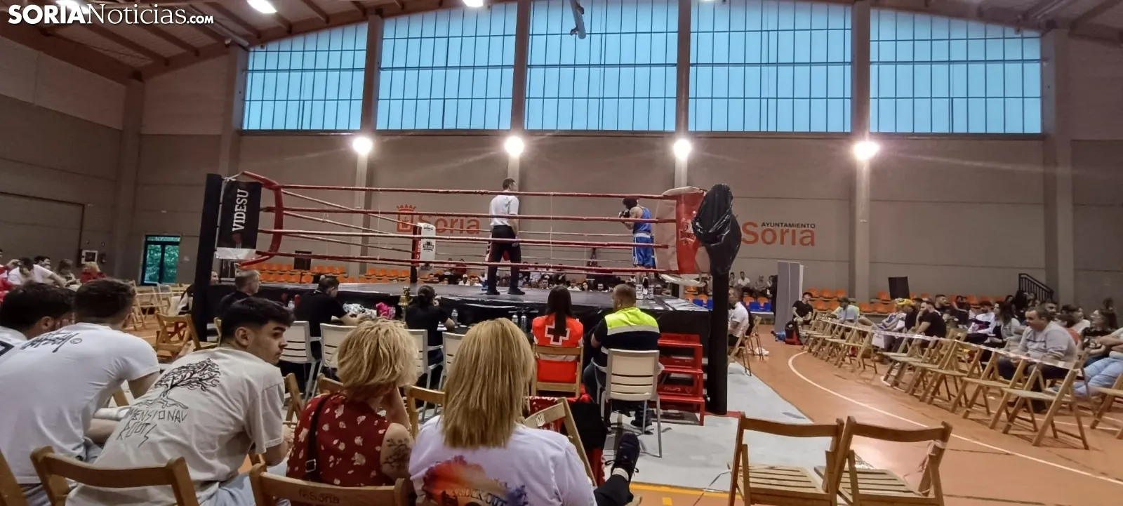 Foto 2 - Soria vive una emocionante noche de boxeo en las semifinales de los Campeonatos de Castilla y Le&oacute;n &Eacute;lite