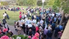 Una imagen de la tarde de este sábado en Ólvega. /SN