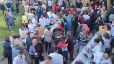 Una imagen de la tarde de este sábado en Ólvega. /SN