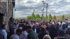 Una imagen de la tarde de este sábado en Ólvega. /SN