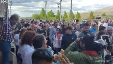 Una imagen de la tarde de este sábado en Ólvega. /SN