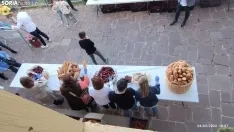 Una imagen de la tarde de este sábado en Ólvega. /SN