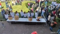 Una imagen de la tarde de este sábado en Ólvega. /SN