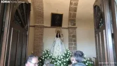 Una imagen de la tarde de este sábado en Ólvega. /SN