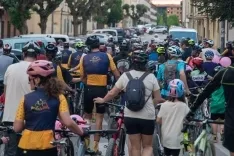 Foto 4 - Pedalovida finaliza entre aplausos su segunda jornada de kil&oacute;metros por la radioterapia en Soria