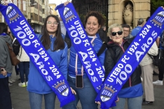 Afición del Utebo en Soria. 