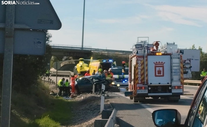 Los fallecidos en el accidente de Valcorba son una mujer de 84 años y un varón de 90