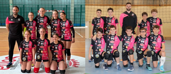 Dos equipos de alevines del Sporting Santo Domingo, campeones de Castilla y León