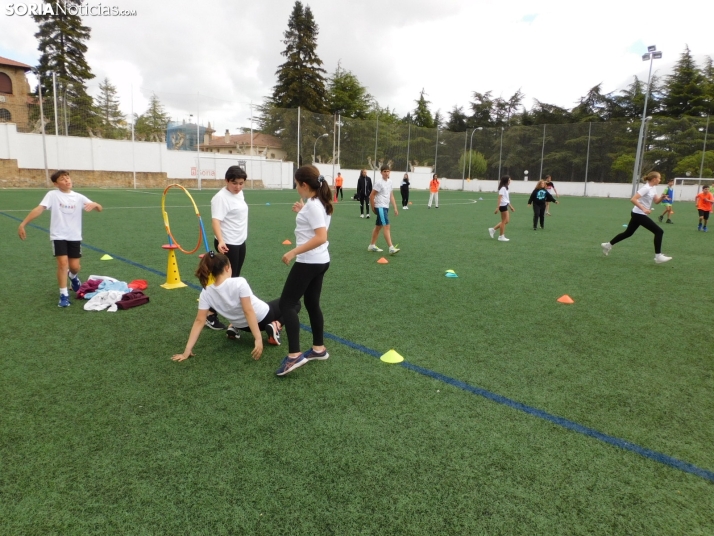 Fotos: &iquest;Qu&eacute; es la pelota numantina? 240 ni&ntilde;os aprenden sobre este deporte en el San Andr&