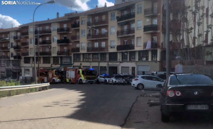 Falsa alarma de escape de gas en la carretera de Logroño