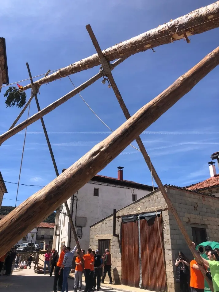 Cabrejas del Pinar levanta su mayo