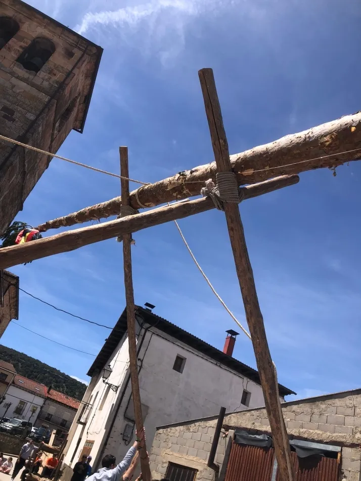 Cabrejas del Pinar levanta su mayo