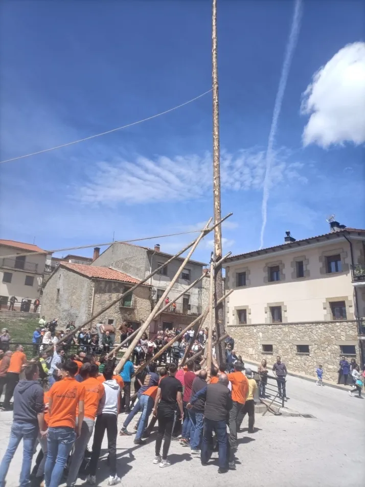 Cabrejas del Pinar levanta su mayo