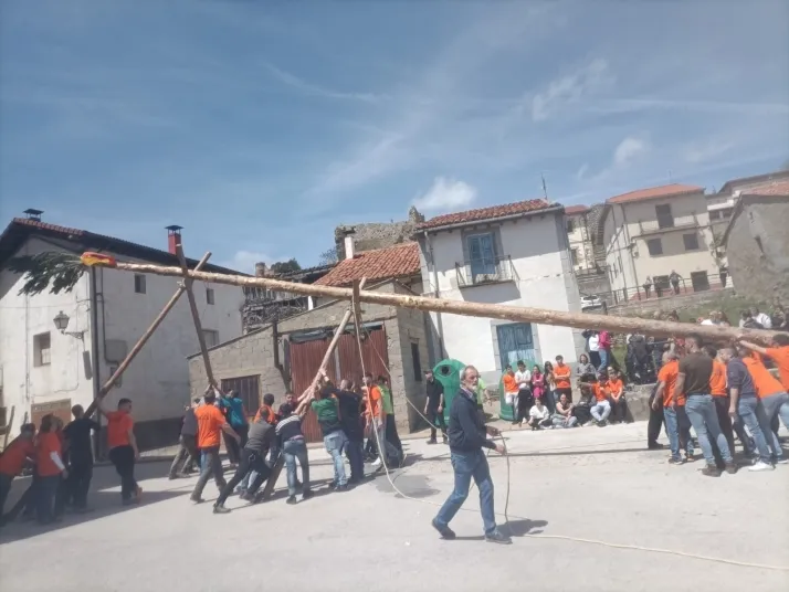Cabrejas del Pinar levanta su mayo