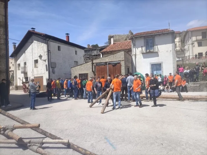Cabrejas del Pinar levanta su mayo