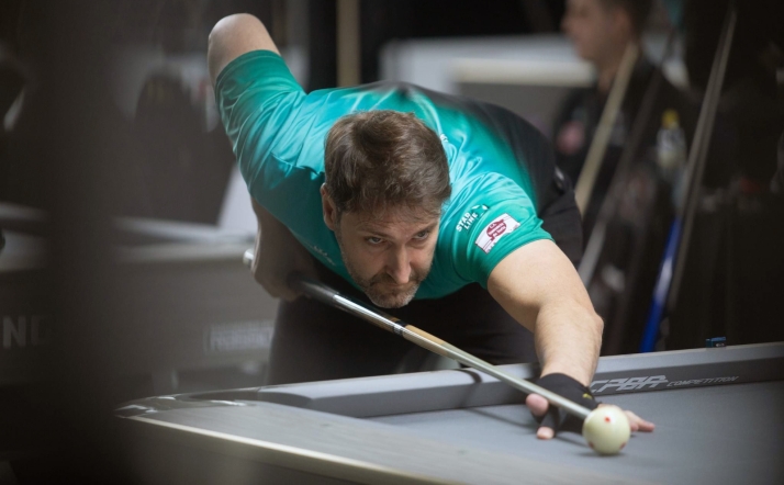 Del Santo inicia su andadura en el UK Open  de billar