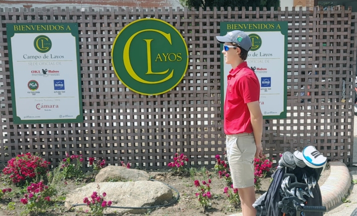 El joven golfista soriano Miguel López se foguea en el Campeonato de Castilla La Mancha