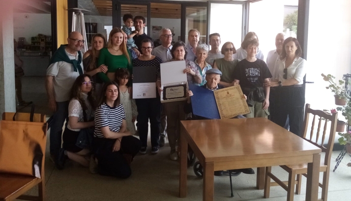 Alfonso García Millán celebra sus 100 años en Noviercas