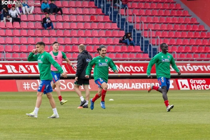 Fotos: Los Pajaritos festejan el pase a la final por el ascenso del Numancia