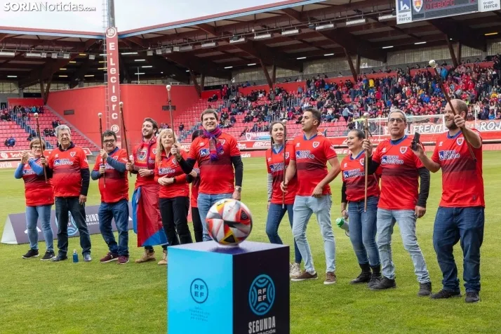 Fotos: Los Pajaritos festejan el pase a la final por el ascenso del Numancia