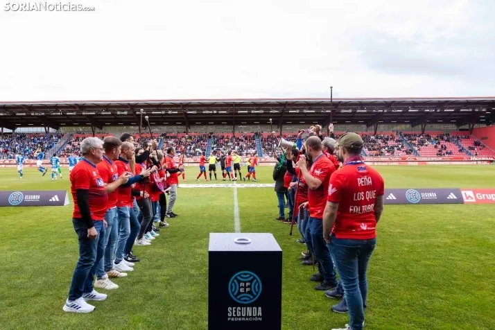 Fotos: Los Pajaritos festejan el pase a la final por el ascenso del Numancia